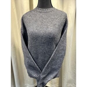 Knights Bridge Wool‎ Polyester Men's Large Fits Like Small Sweater Charcoal